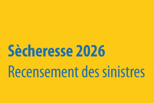Recensement des sinistres liés à la sécheresse