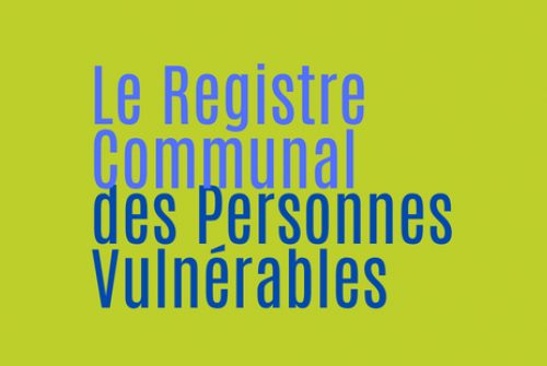 Registre Communal des Personnes Vulnérables